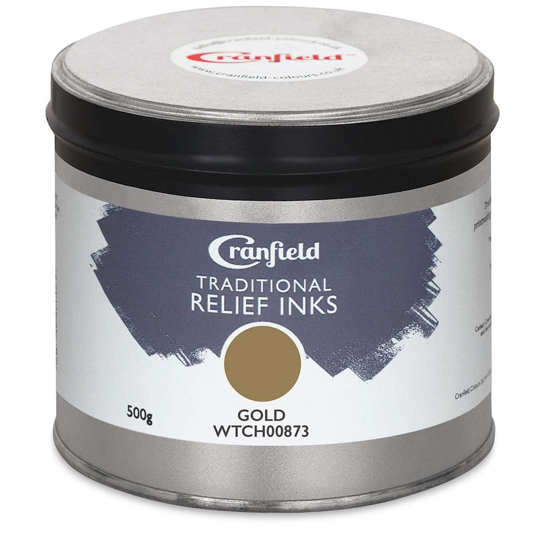 Open in modal - Cranfield Traditional Relief Ink - Gold, 500 g