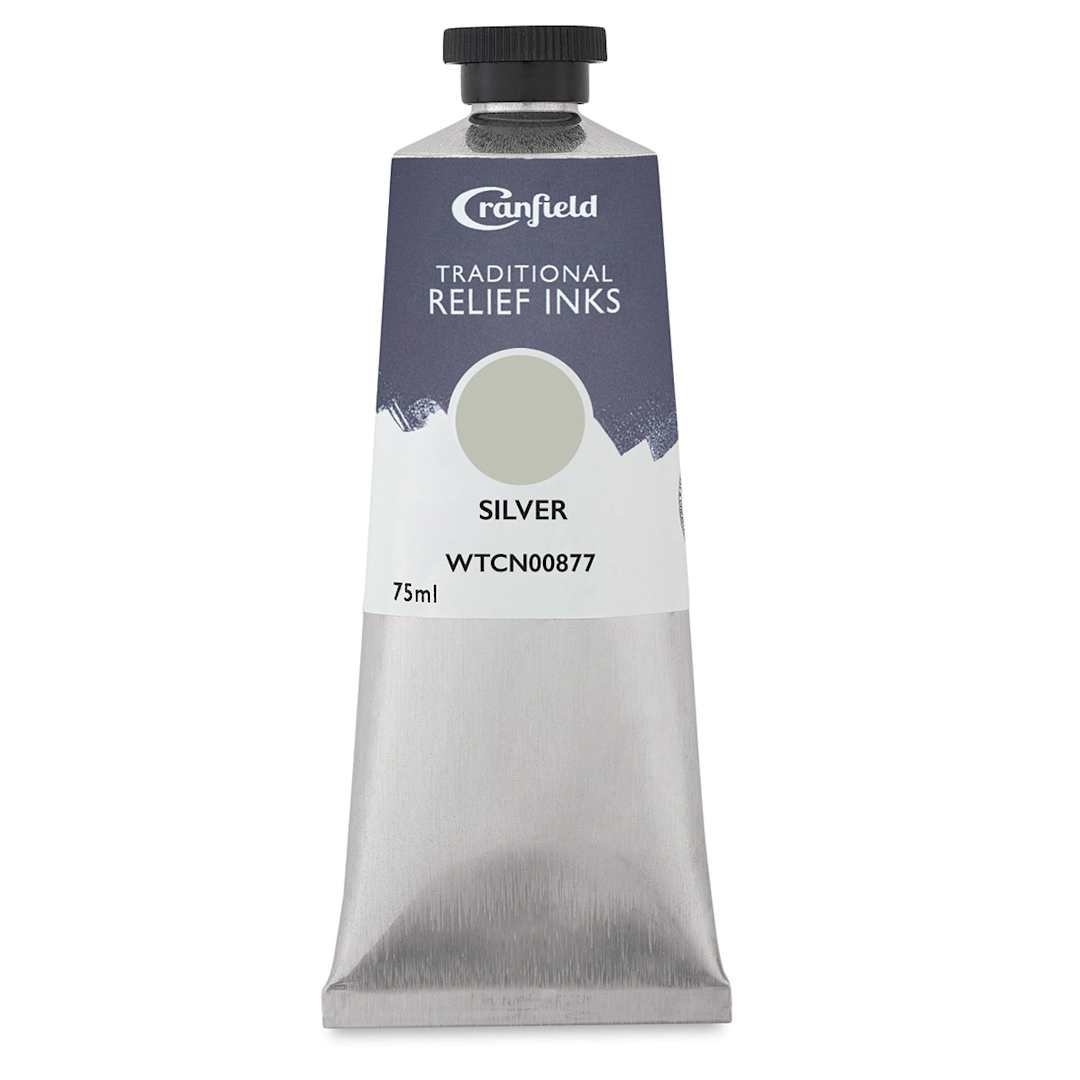 Open in modal - Cranfield Traditional Relief Ink - Silver, 75 ml