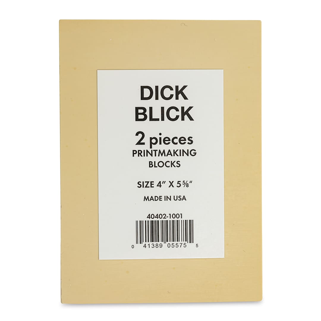 Open in modal - Blick E-Z-Cut Printing Blocks - Pkg of 2, 4" x 6" front of package