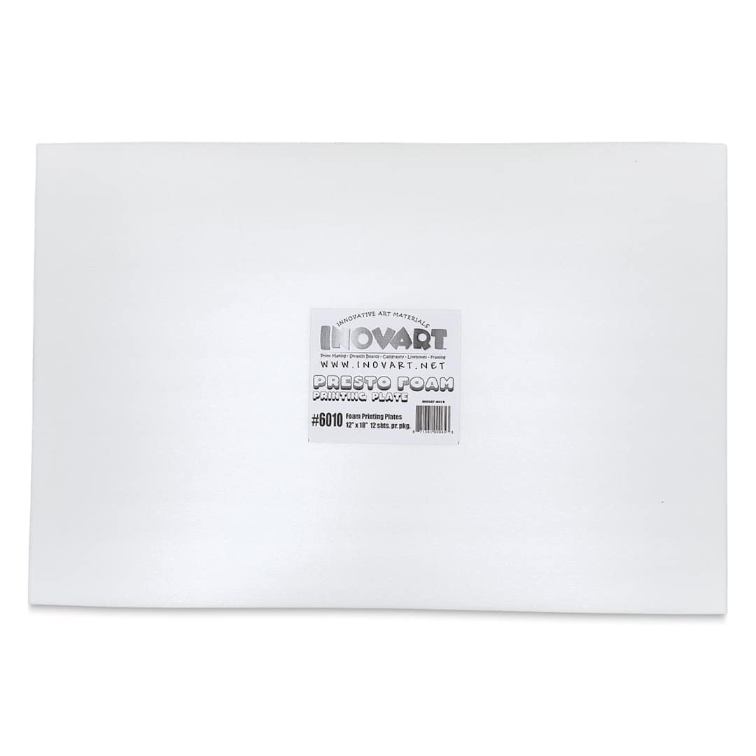 Open in modal - Inovart Printfoam for Block Printing - Pkg of 12, 12" x 18" - front of packaging