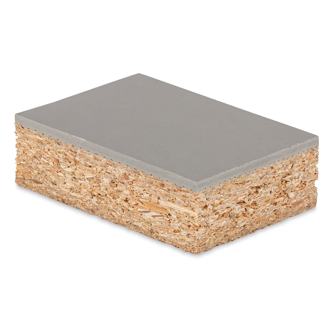 Open in modal - Blick Battleship Gray Linoleum - Block, 2" x 3", Mounted