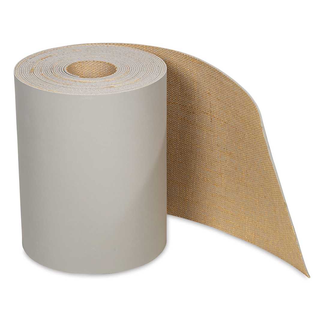 Open in modal - Blick Battleship Gray Linoleum - Roll, 12" x 45 ft, Unmounted