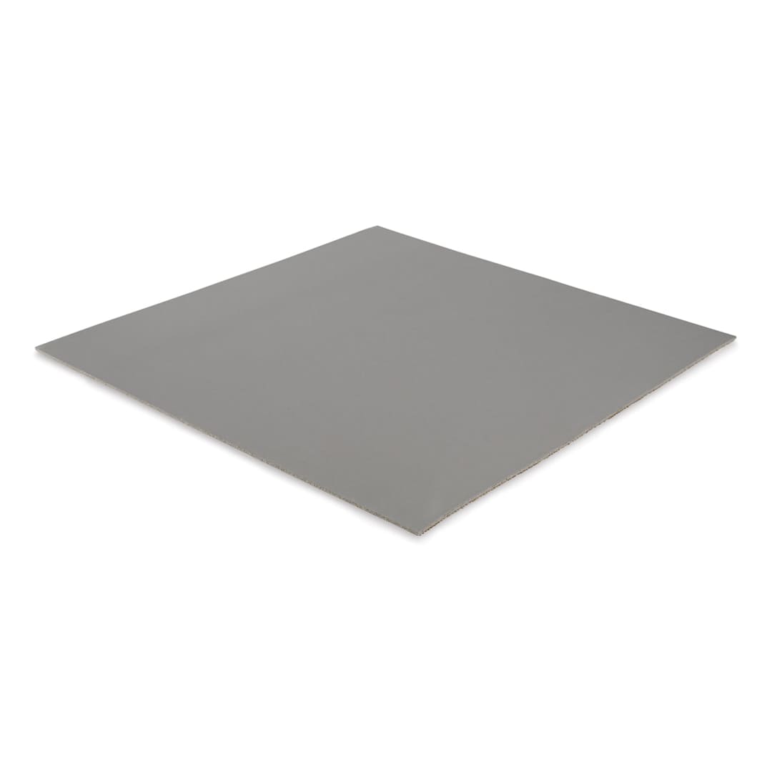 Open in modal - Blick Battleship Gray Linoleum - Pkg of 1, 18" x 18", Unmounted