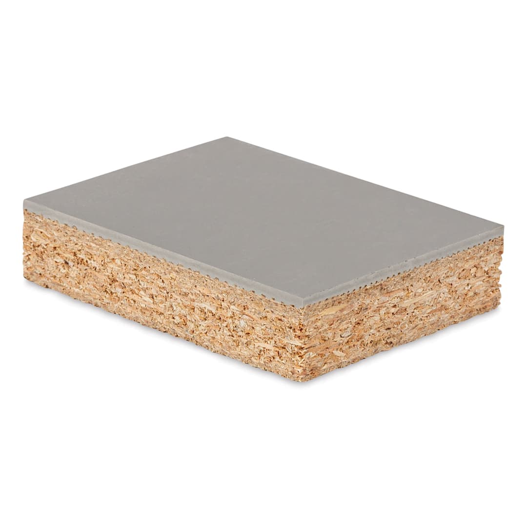 Open in modal - Blick Battleship Gray Linoleum - Block, 3" x 4", Mounted