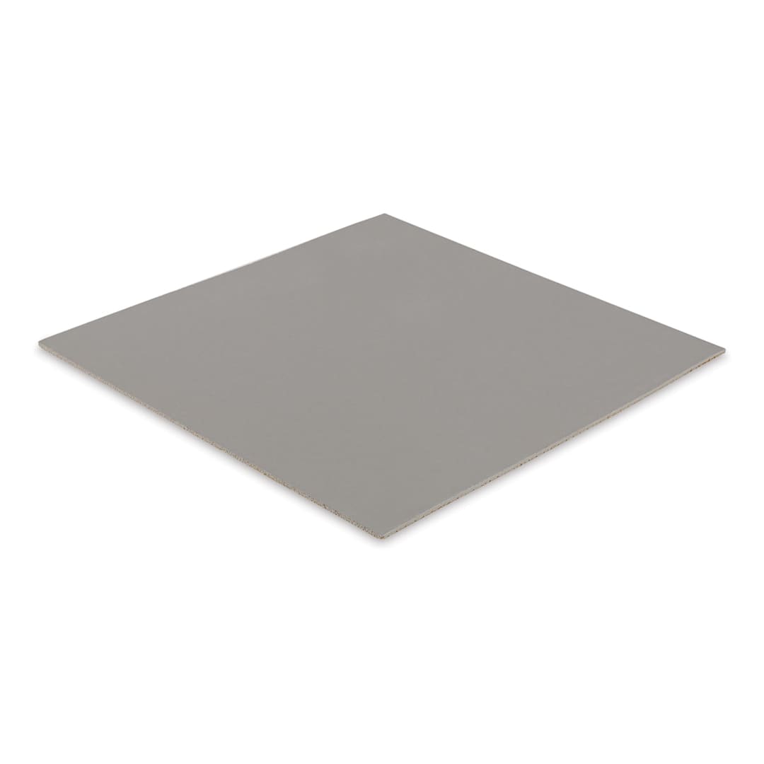 Open in modal - Blick Battleship Gray Linoleum - 12" x 12", Unmounted