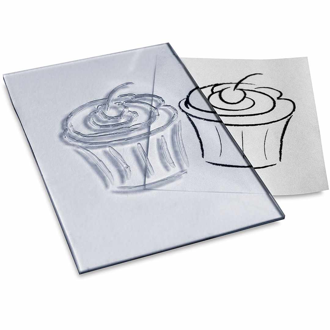 Open in modal - Richeson Clear Carve Linoleum - Original art with carved Linoleum Block