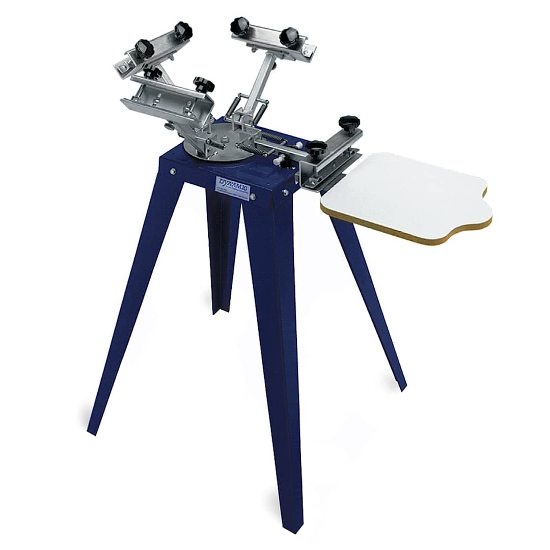 Open in modal - Dynamic 1-Station, 4-Color Screen Printer - Printer with Legs