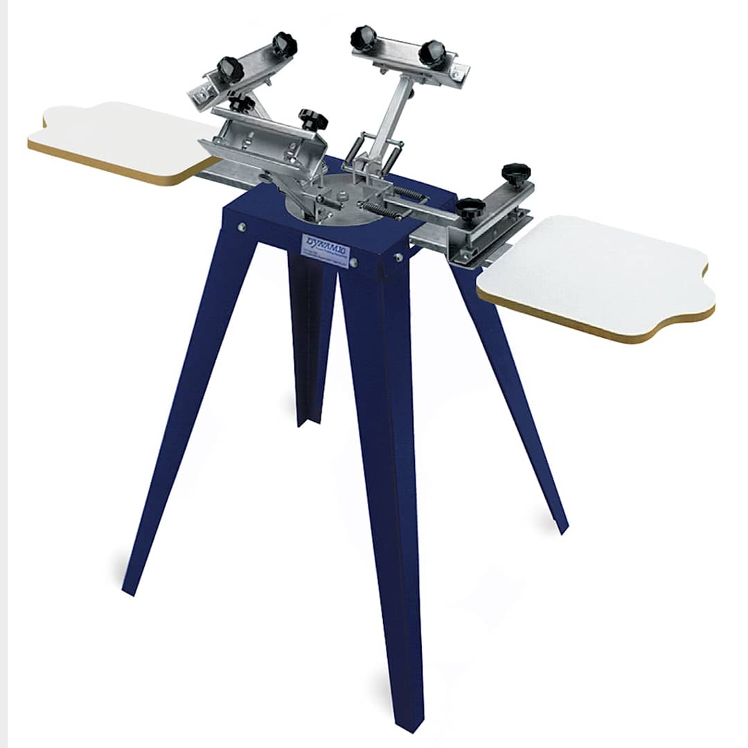 Open in modal - Dynamic 2-Station, 4-Color Screen Printer - Printer with Legs