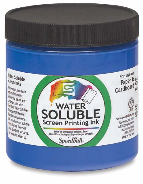Open in modal - Speedball Water-Soluble Screen Printing Ink