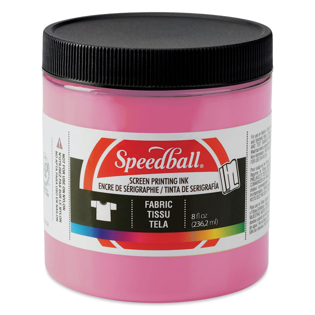 Open in modal - Speedball Fabric Screen Printing Ink - Cotton Candy, 8 oz, Jar