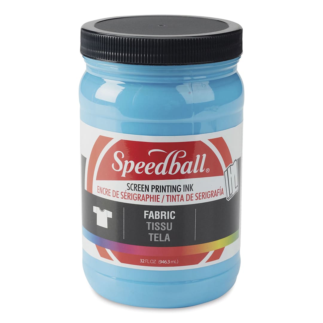 Open in modal - Speedball Fabric Screen Printing Ink - Peacock Blue, 32 oz, Jar