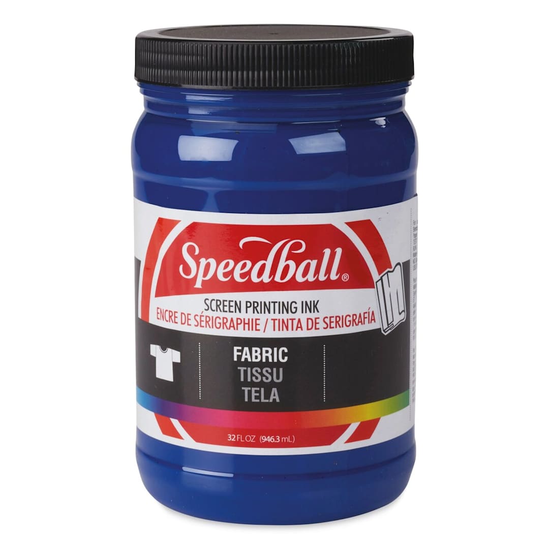 Open in modal - Speedball Fabric Screen Printing Ink - Process Cyan, 32 oz, Jar