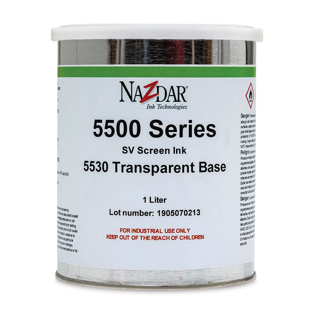 Open in modal - Nazdar 5530 Series Flat Poster Screen Ink Transparent Base - 33.8 oz (1 L)
