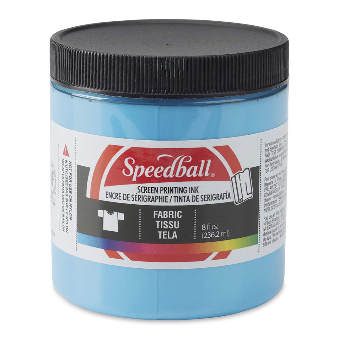Open in modal - Speedball Fabric Screen Printing Ink - Peacock Blue, 8 oz, Jar