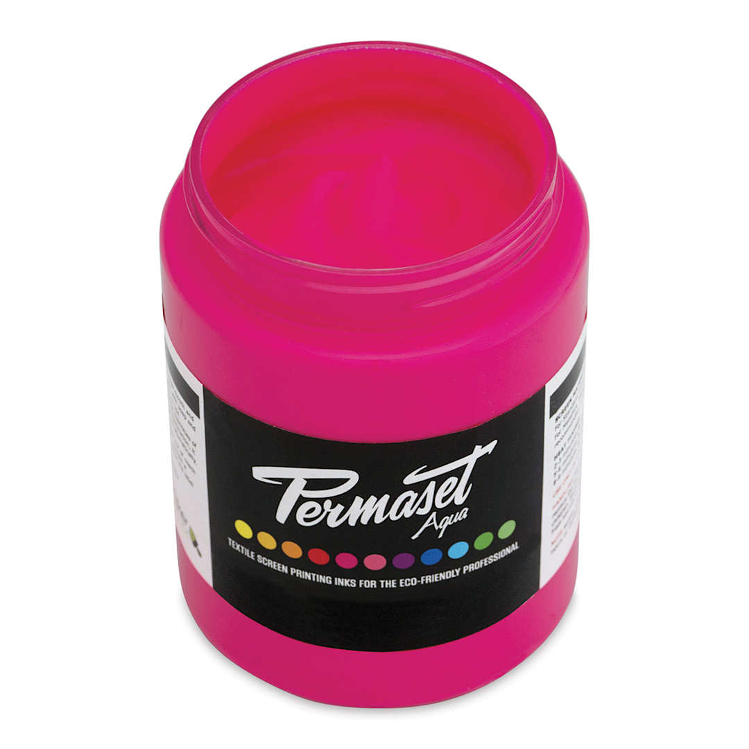 Open in modal - Permaset Aqua Fabric Ink - Glow Pink, 300 ml