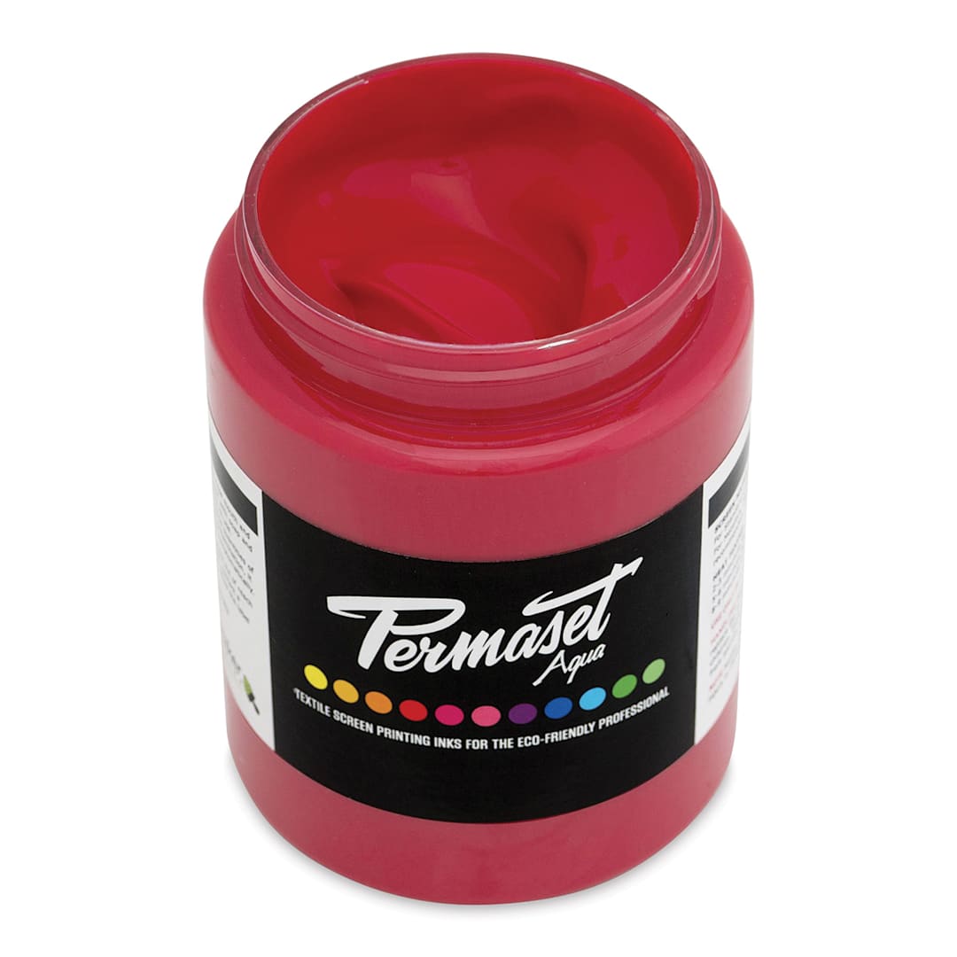 Open in modal - Permaset Aqua Fabric Ink - Bright Red, 300 ml