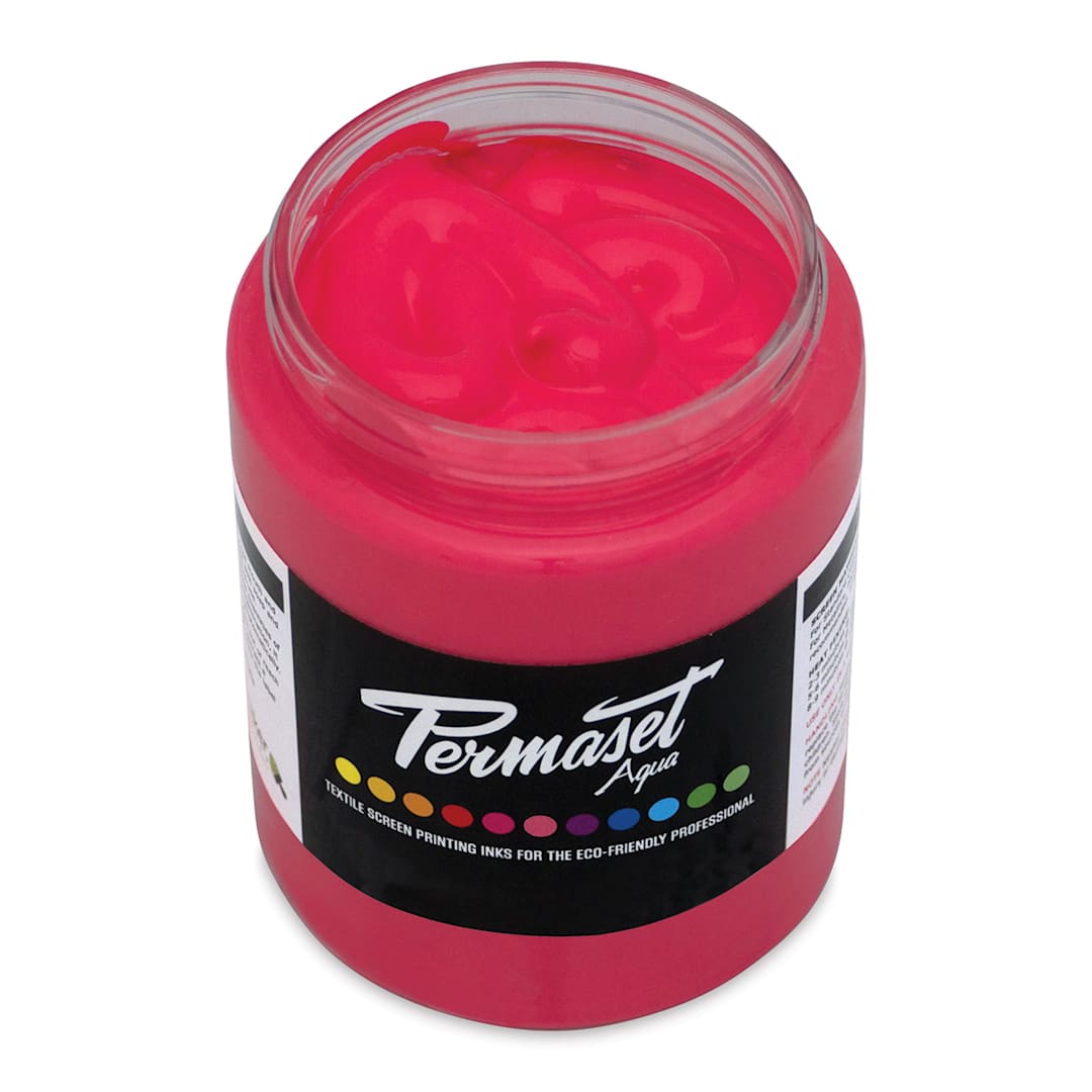 Open in modal - Permaset Aqua Fabric Ink - Supercover Glow Red, 300 ml
