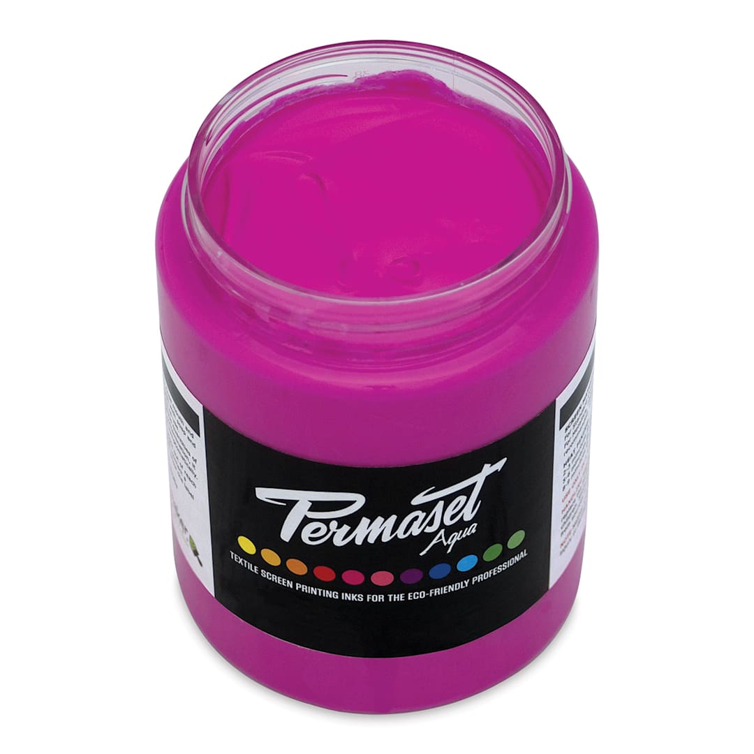 Open in modal - Permaset Aqua Fabric Ink - Supercover Glow Magenta, 300 ml