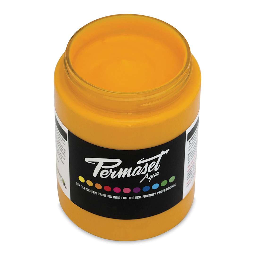 Open in modal - Permaset Aqua Fabric Ink - Yellow Red, 300 ml