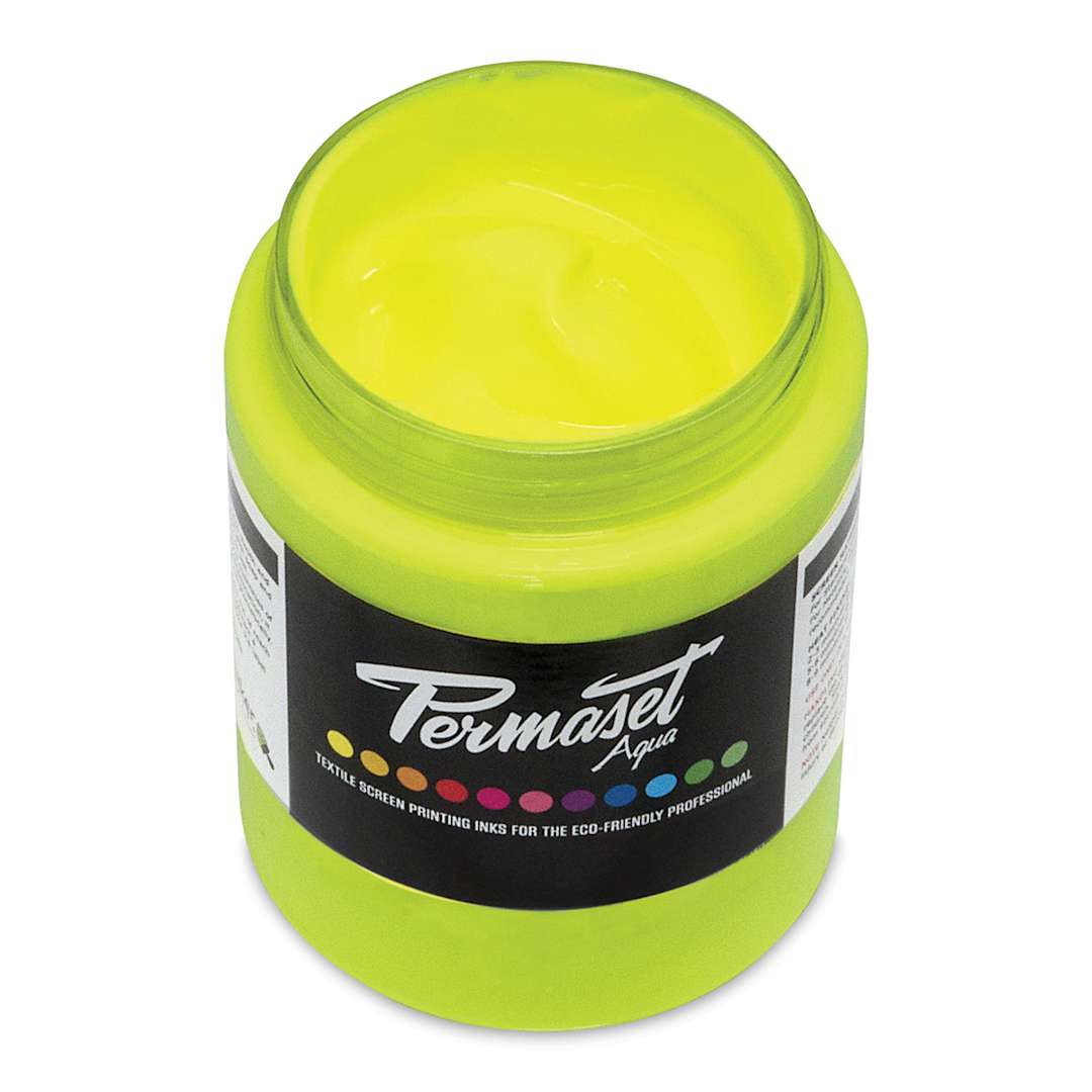 Open in modal - Permaset Aqua Fabric Ink - Glow Yellow, 300 ml