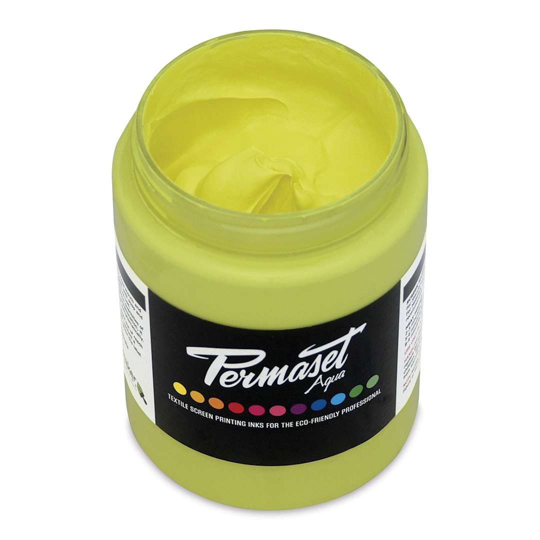Open in modal - Permaset Aqua Fabric Ink - Supercover Glow Yellow, 300 ml