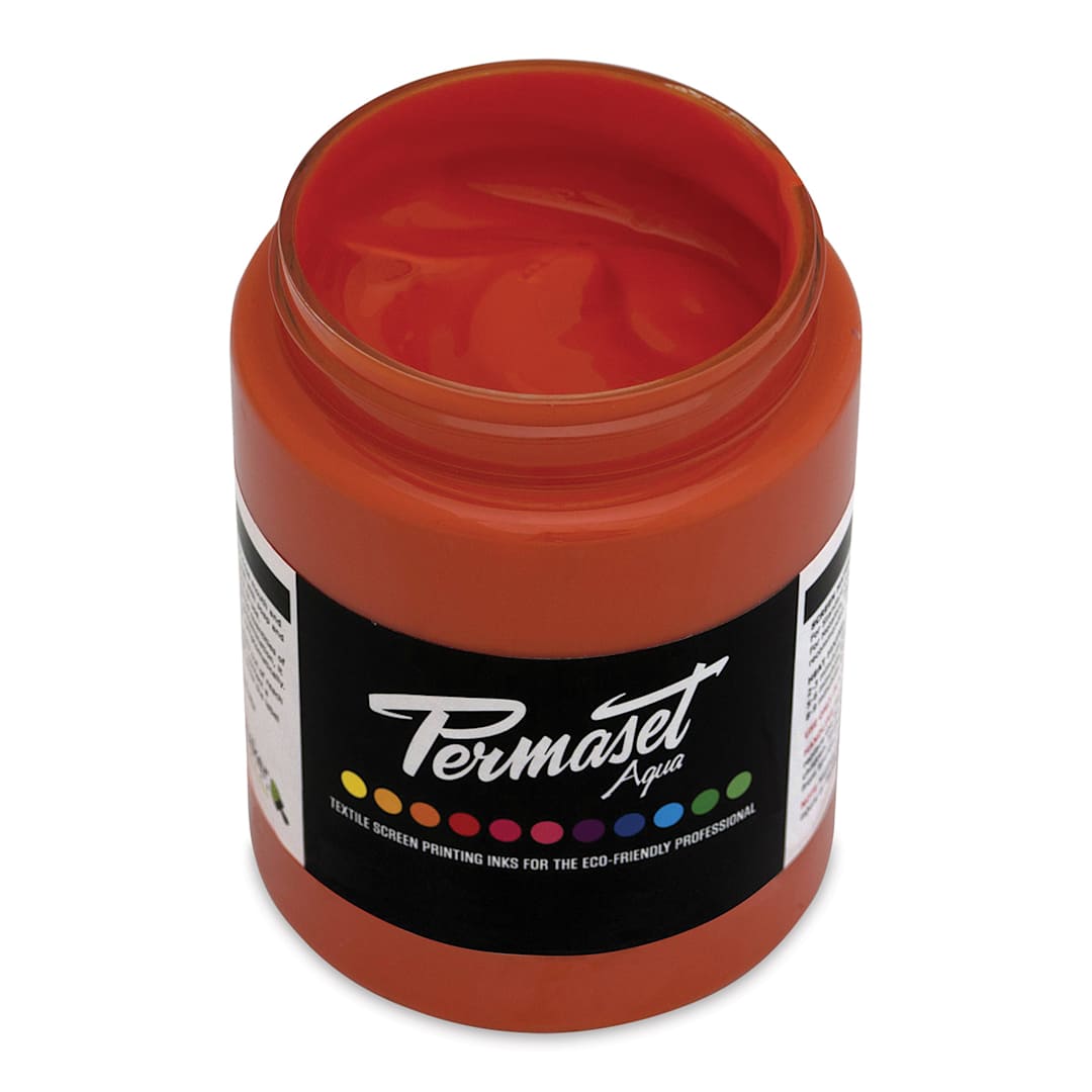 Open in modal - Permaset Aqua Fabric Ink - Orange Red, 300 ml