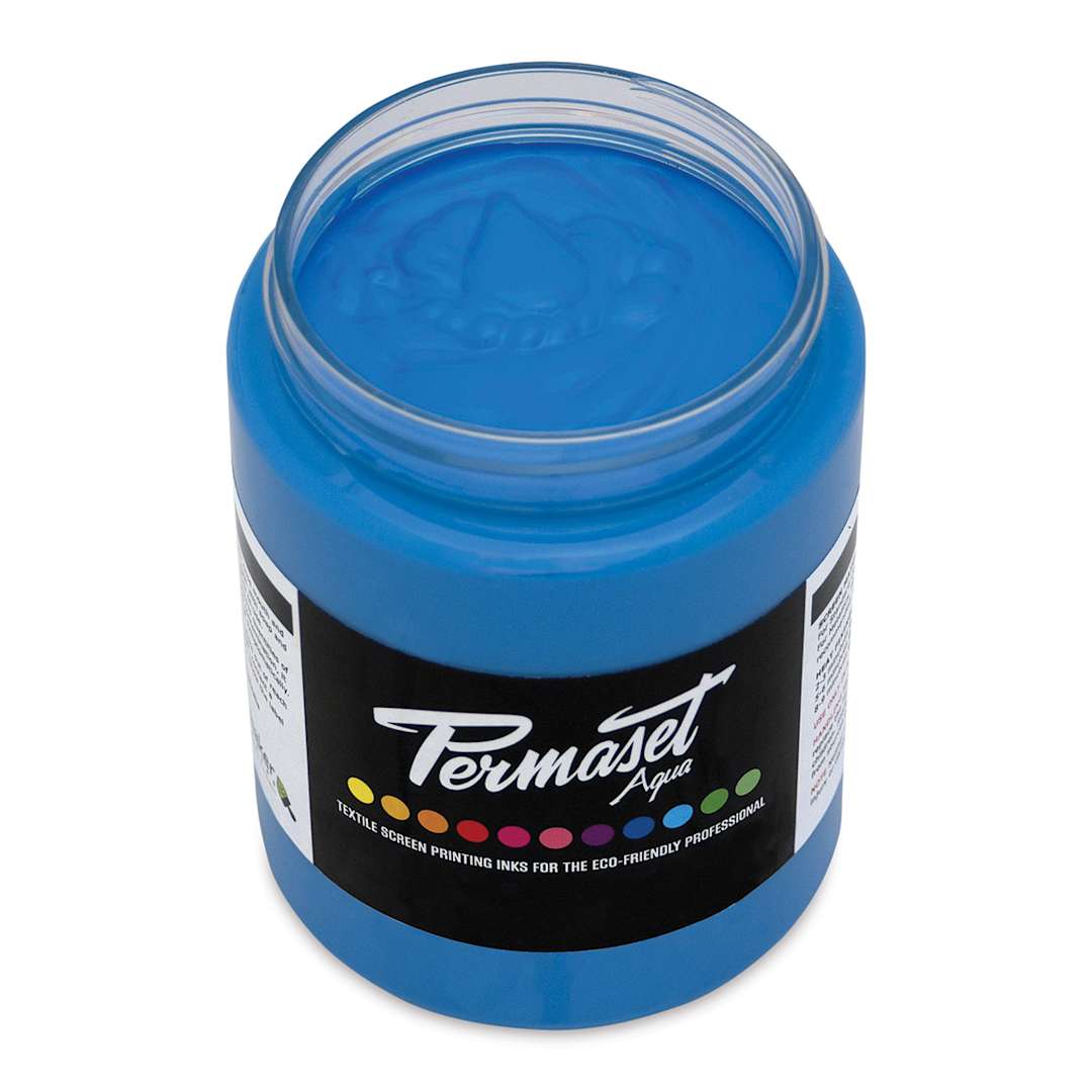 Open in modal - Permaset Aqua Fabric Ink - Supercover Light Blue, 300 ml