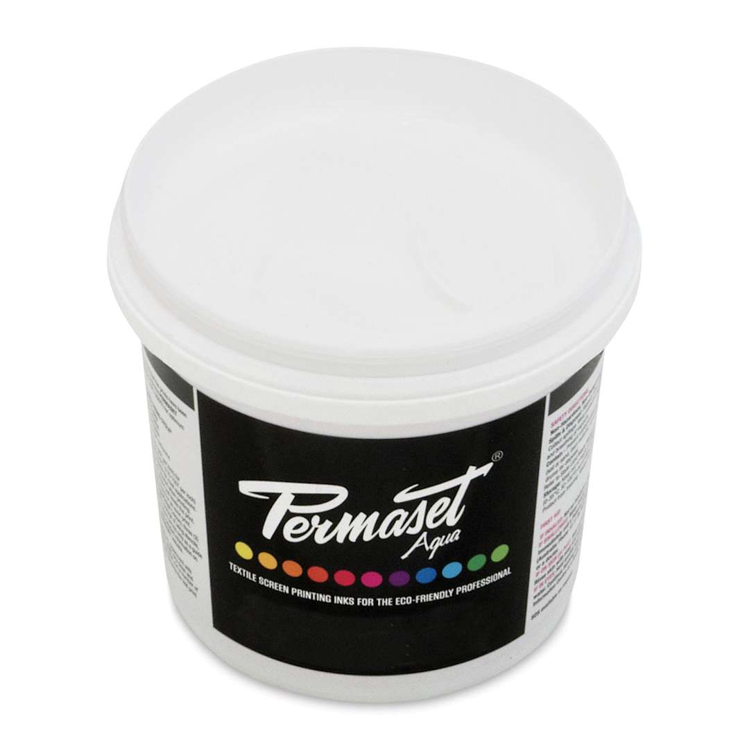 Open in modal - Permaset Aqua Fabric Ink - Standard White, Liter