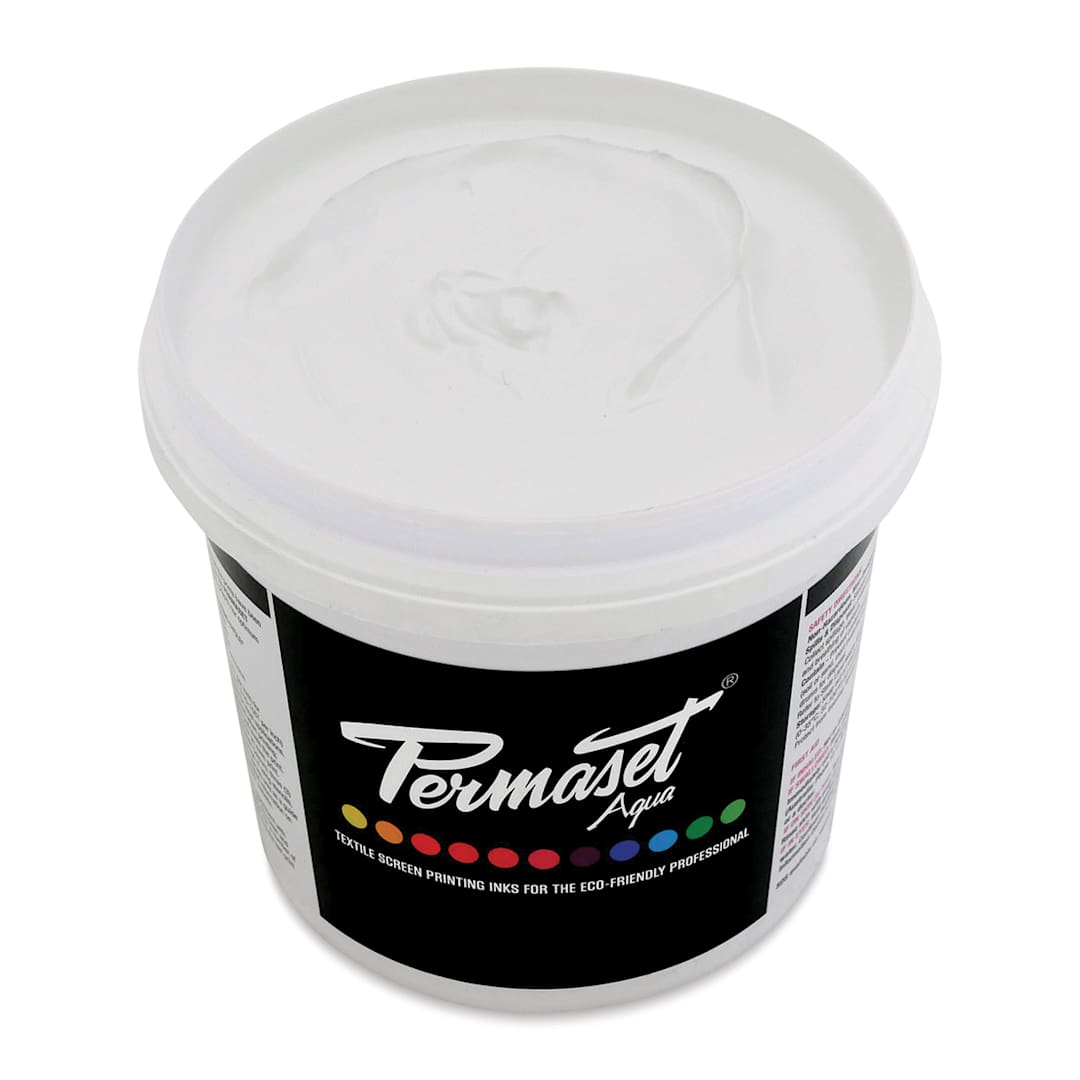 Open in modal - Permaset Aqua Fabric Ink - Supercover First Down White, Liter