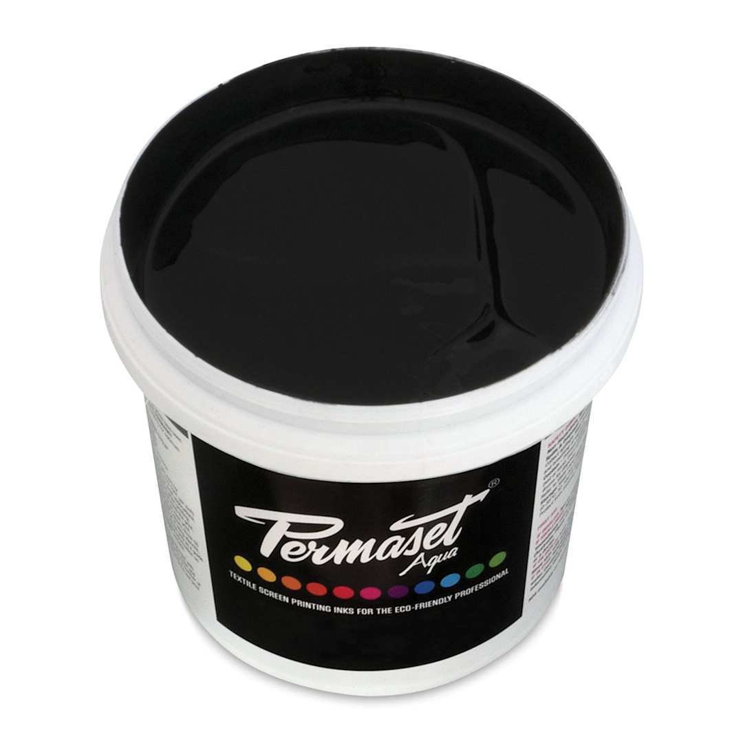 Open in modal - Permaset Aqua Fabric Ink - Process Black, Liter