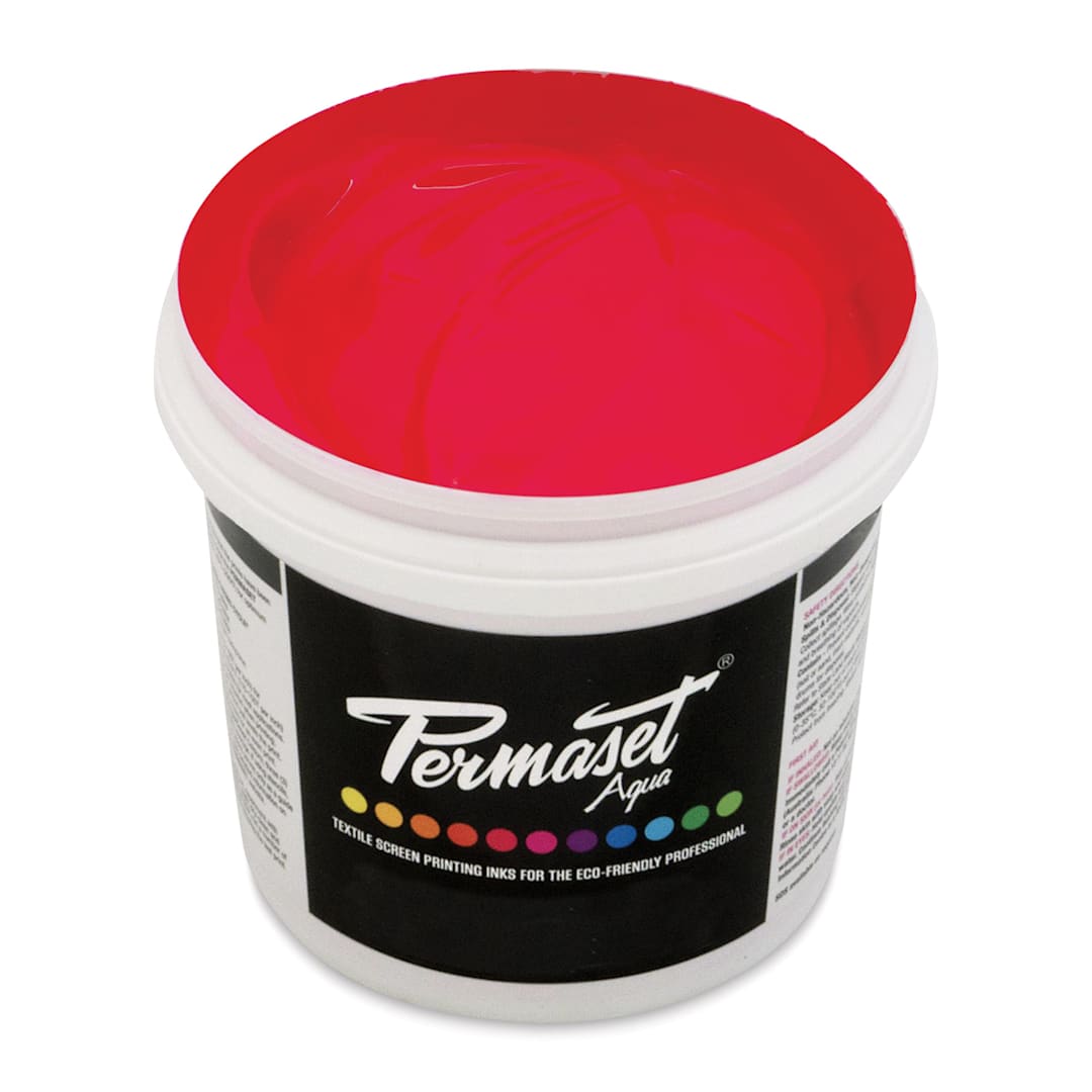 Open in modal - Permaset Aqua Fabric Ink - Glow Red, Liter