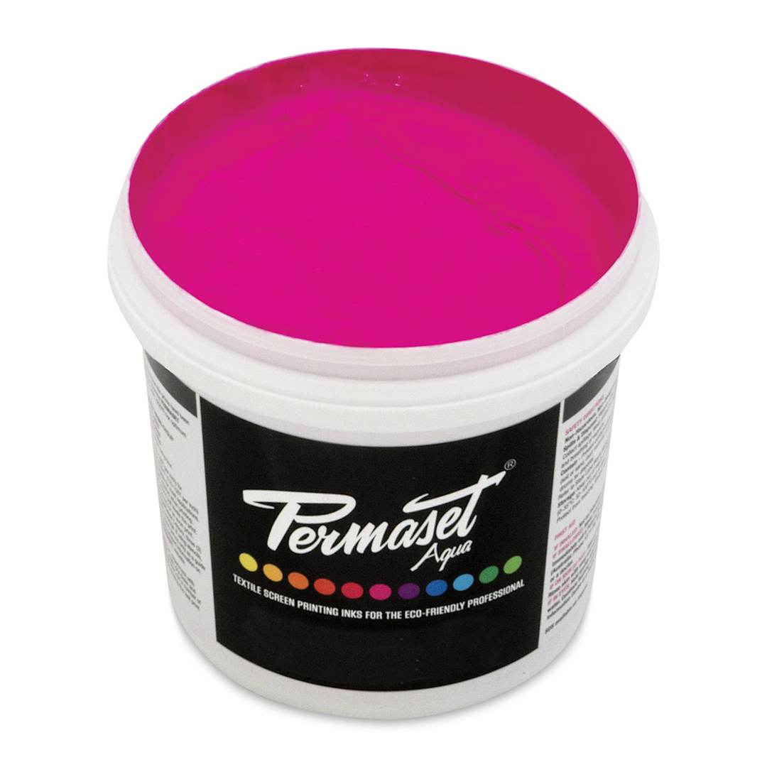 Open in modal - Permaset Aqua Fabric Ink - Glow Magenta, Liter