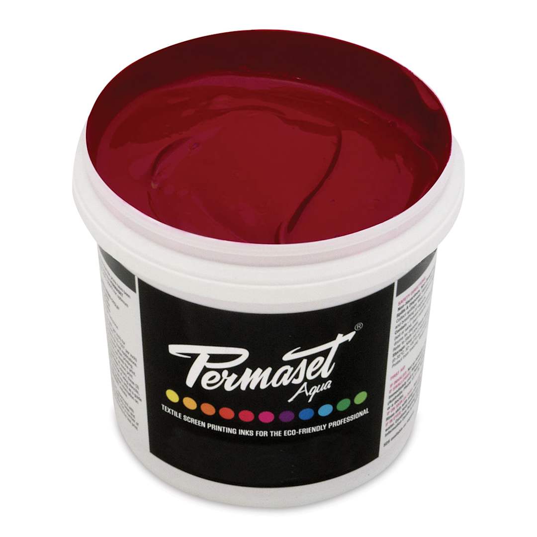 Open in modal - Permaset Aqua Fabric Ink - Mid Red, Liter