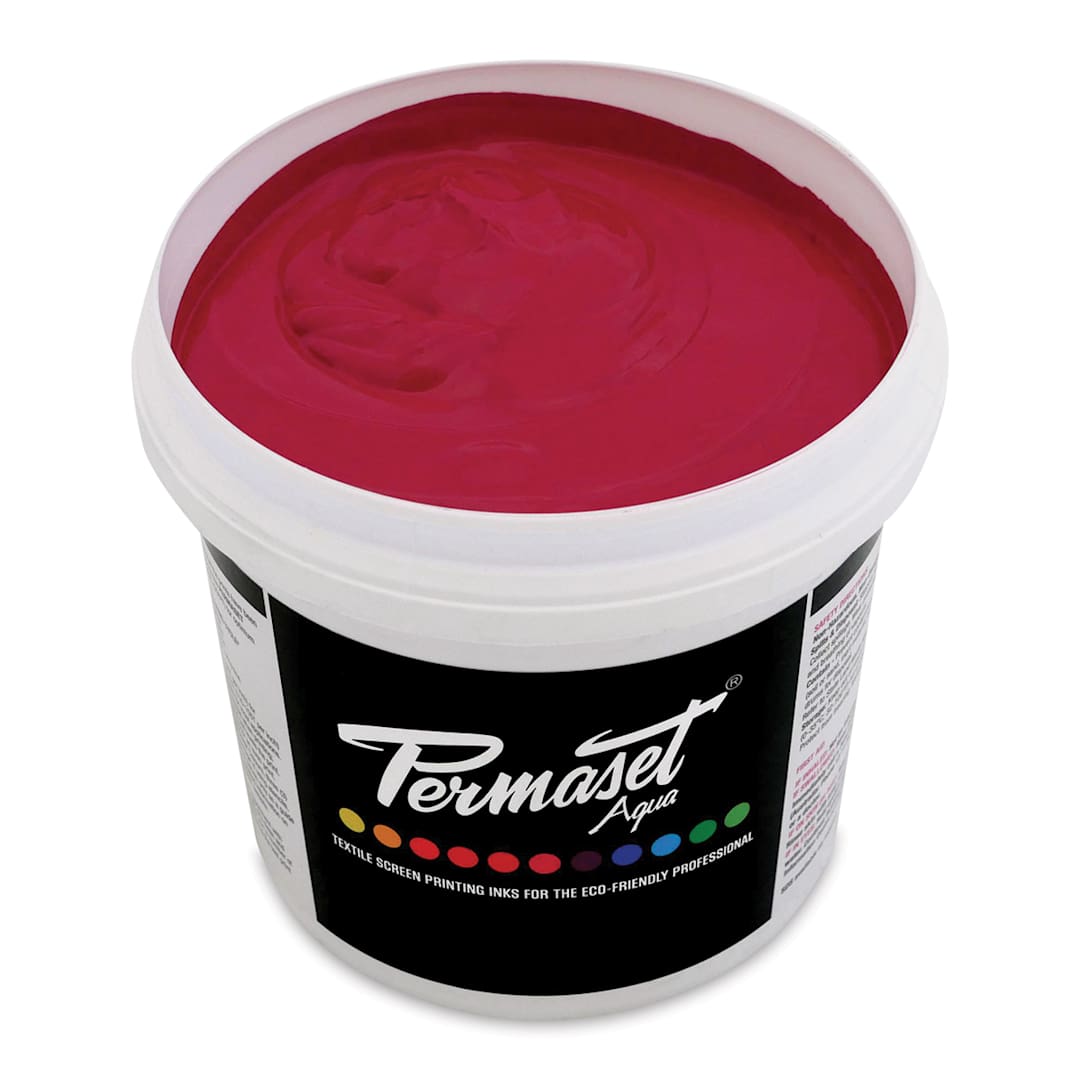 Open in modal - Permaset Aqua Fabric Ink - Supercover Mid Red, Liter