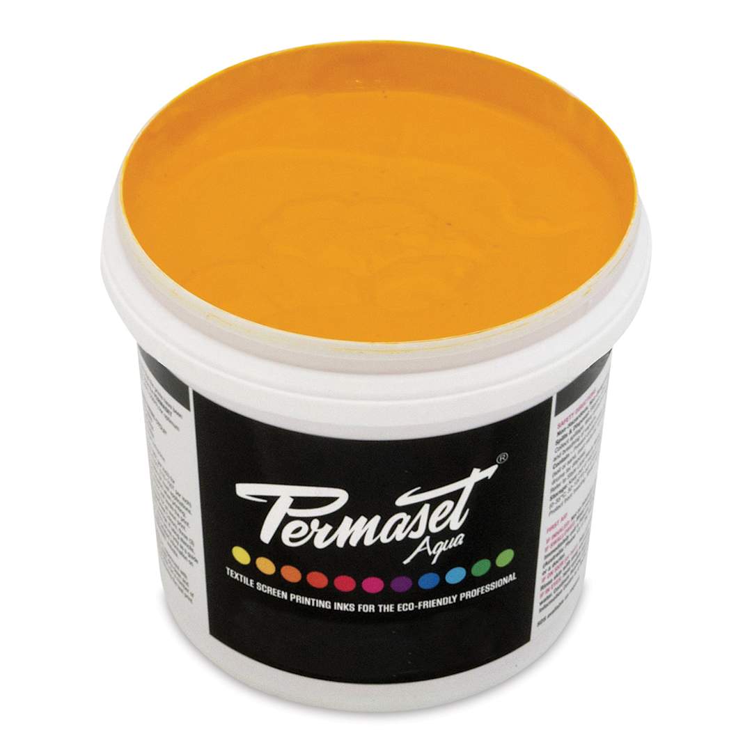 Open in modal - Permaset Aqua Fabric Ink - Yellow Red, Liter