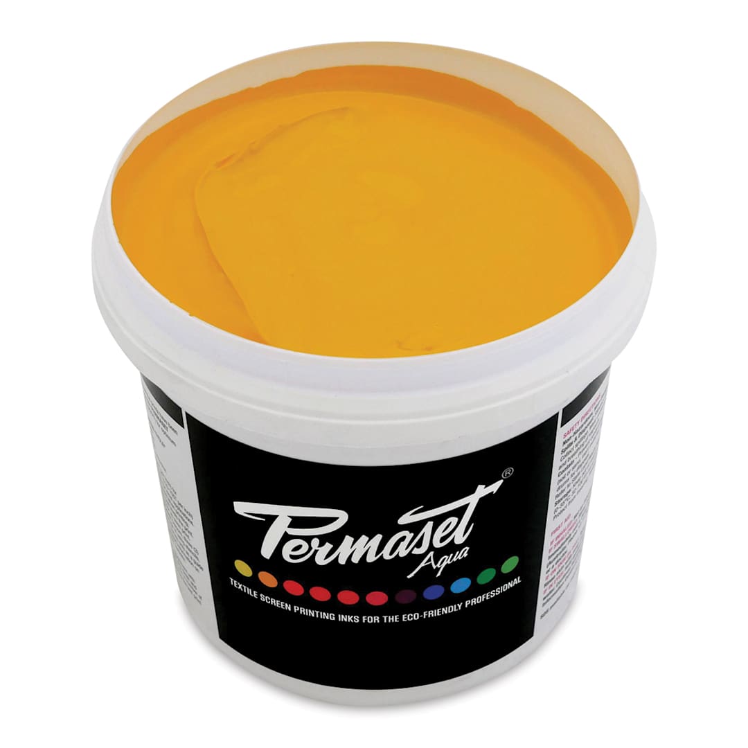 Open in modal - Permaset Aqua Fabric Ink - Supercover Yellow Red, Liter