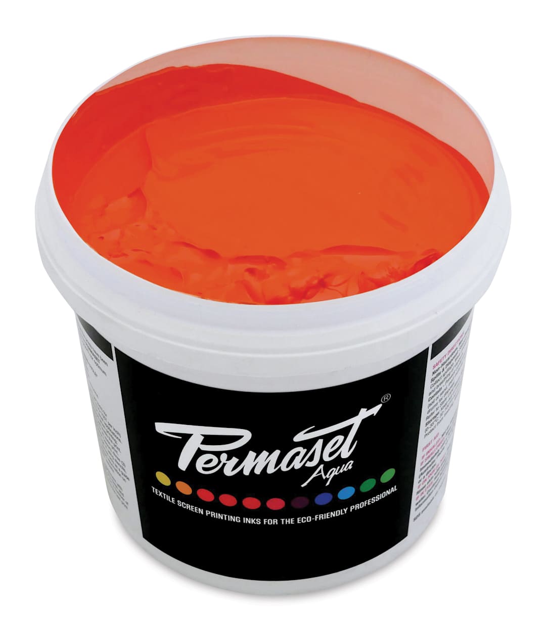 Open in modal - Permaset Aqua Fabric Ink - Supercover Orange Red, Liter