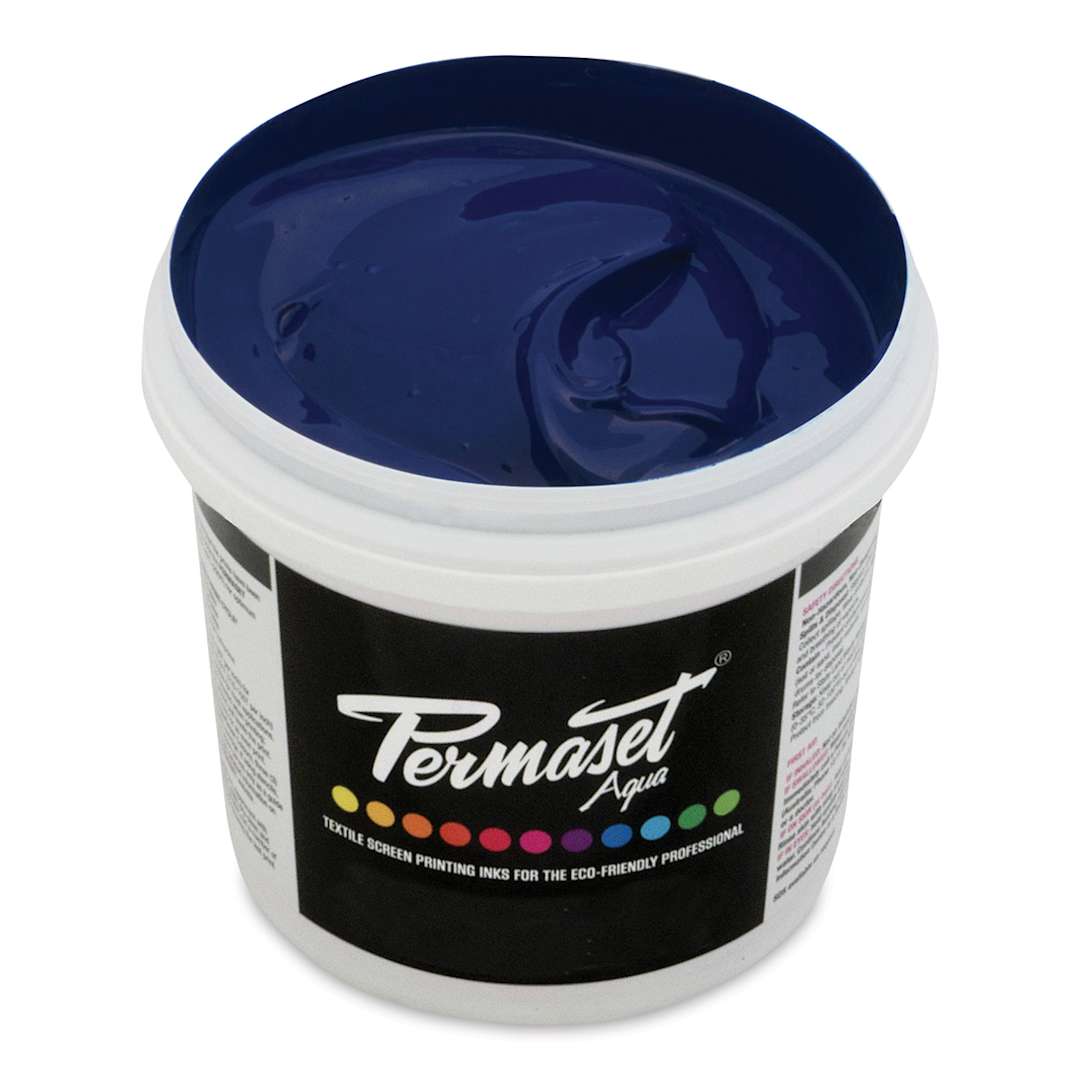 Open in modal - Permaset Aqua Fabric Ink - Junior Navy, Liter