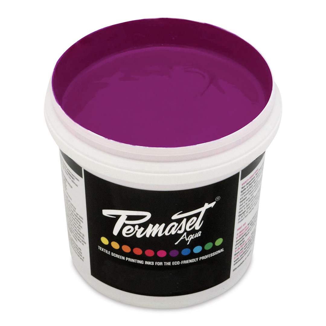 Open in modal - Permaset Aqua Fabric Ink - Glow Violet, Liter