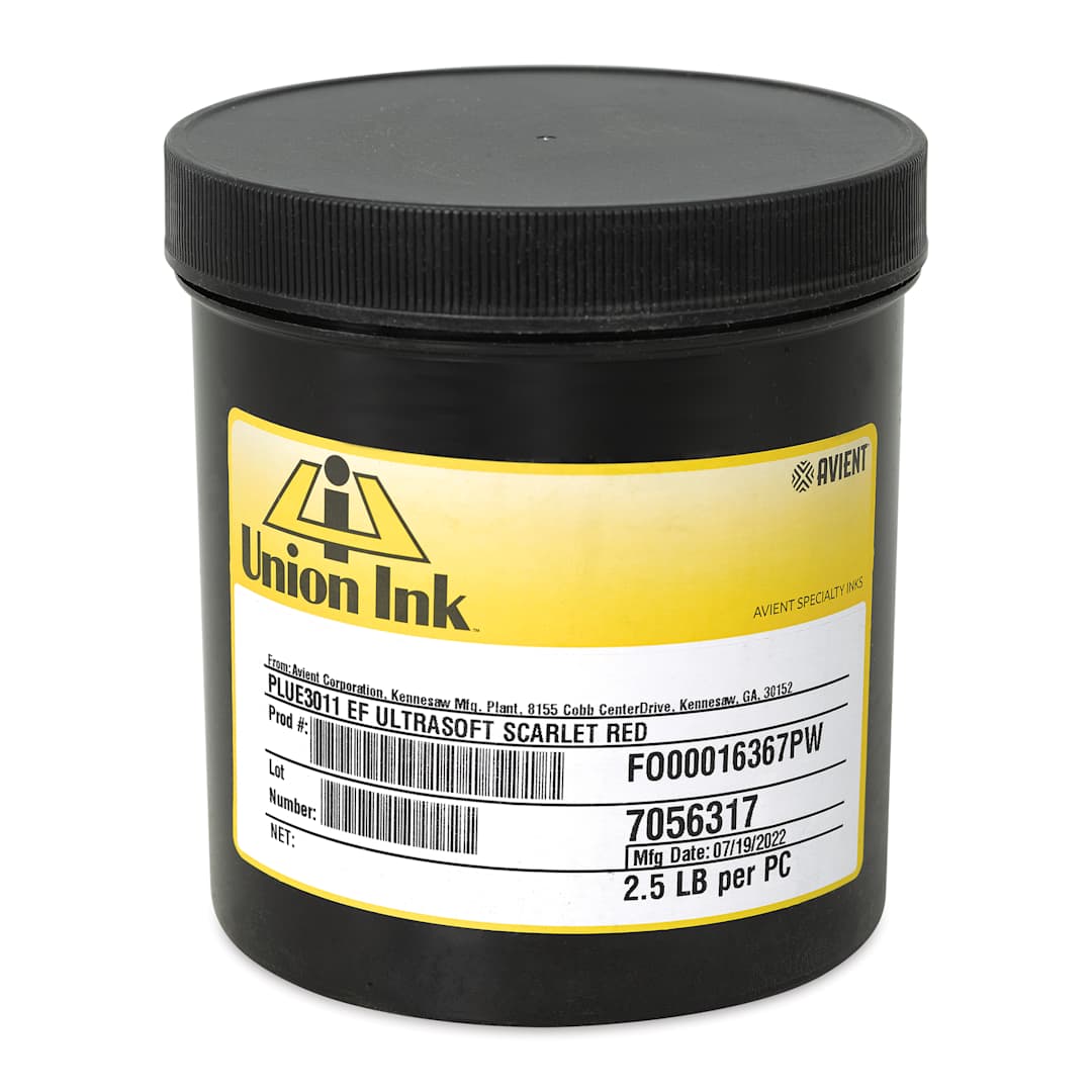 Open in modal - Union Ultrasoft Plastisol Liberty Series Ink - Quart, Scarlet Red