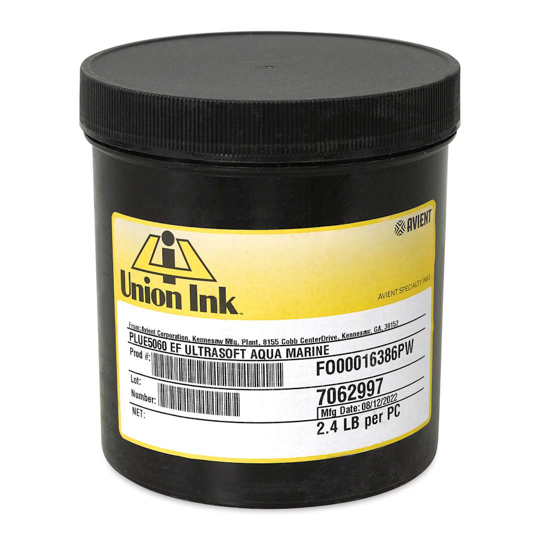 Open in modal - Union Ultrasoft Plastisol Liberty Series Ink - Quart, Aqua Marine