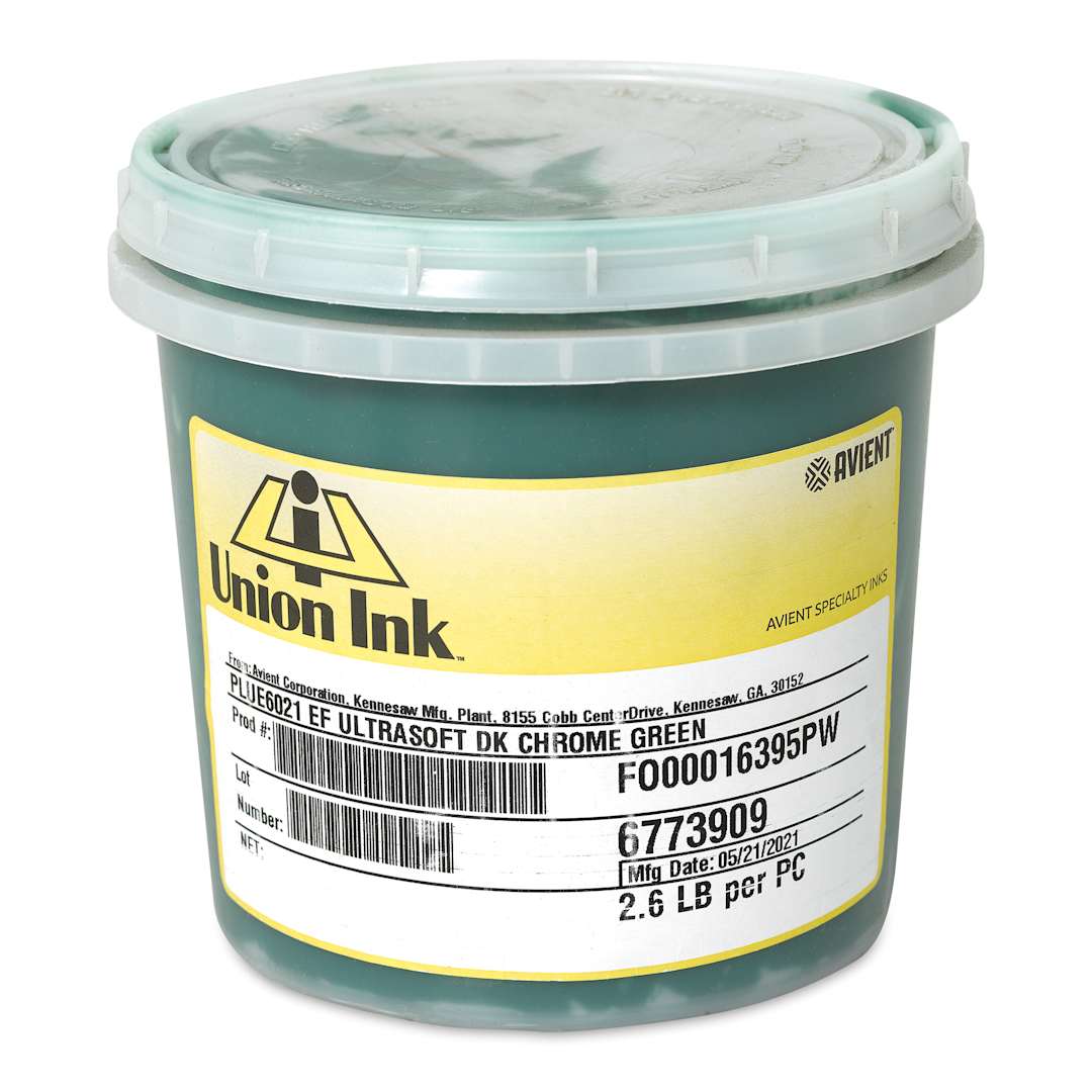 Open in modal - Union Ultrasoft Plastisol Liberty Series Ink - Quart, Dark Chrome Green