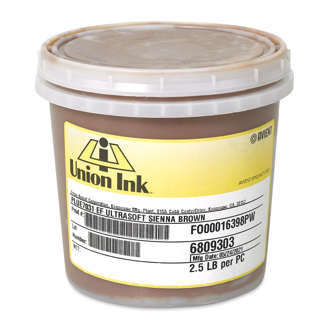 Open in modal - Union Ultrasoft Plastisol Liberty Series Ink - Quart, Sienna Brown