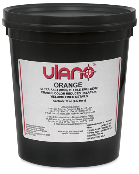 Open in modal - Ulano Orange - Front view of 28 oz Tub of Ulano Orange