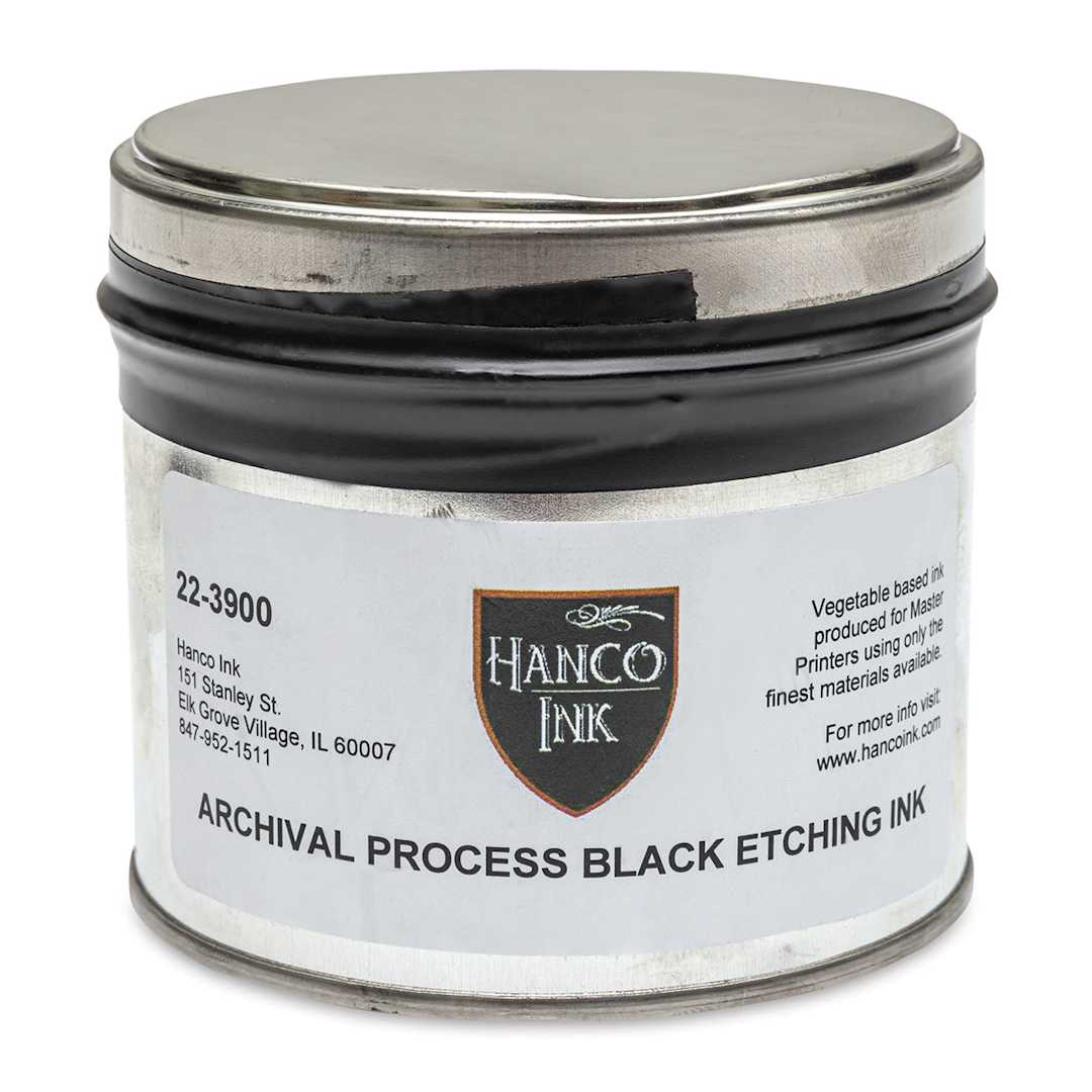 Open in modal - Hanco Oil Based Etching Ink - 1 lb, Process Black - front