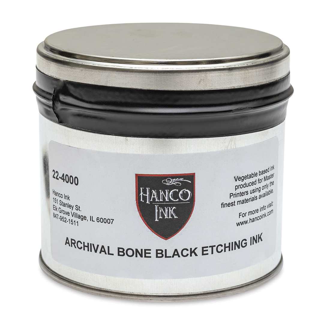 Open in modal - Hanco Oil Based Etching Ink - 1 lb, Bone Black - front