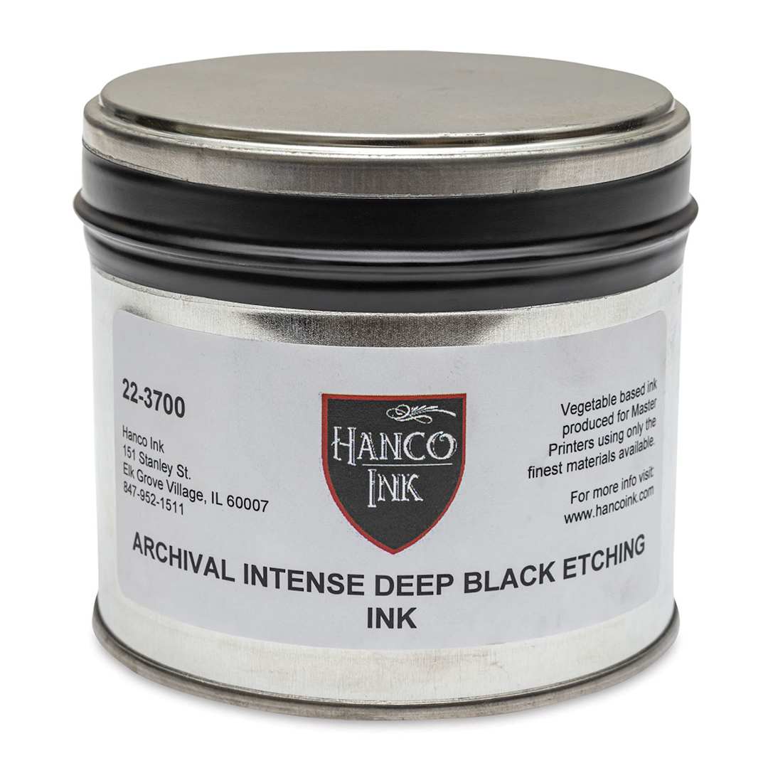 Open in modal - Hanco Oil Based Etching Ink - 1 lb, Intense Deep Black - front