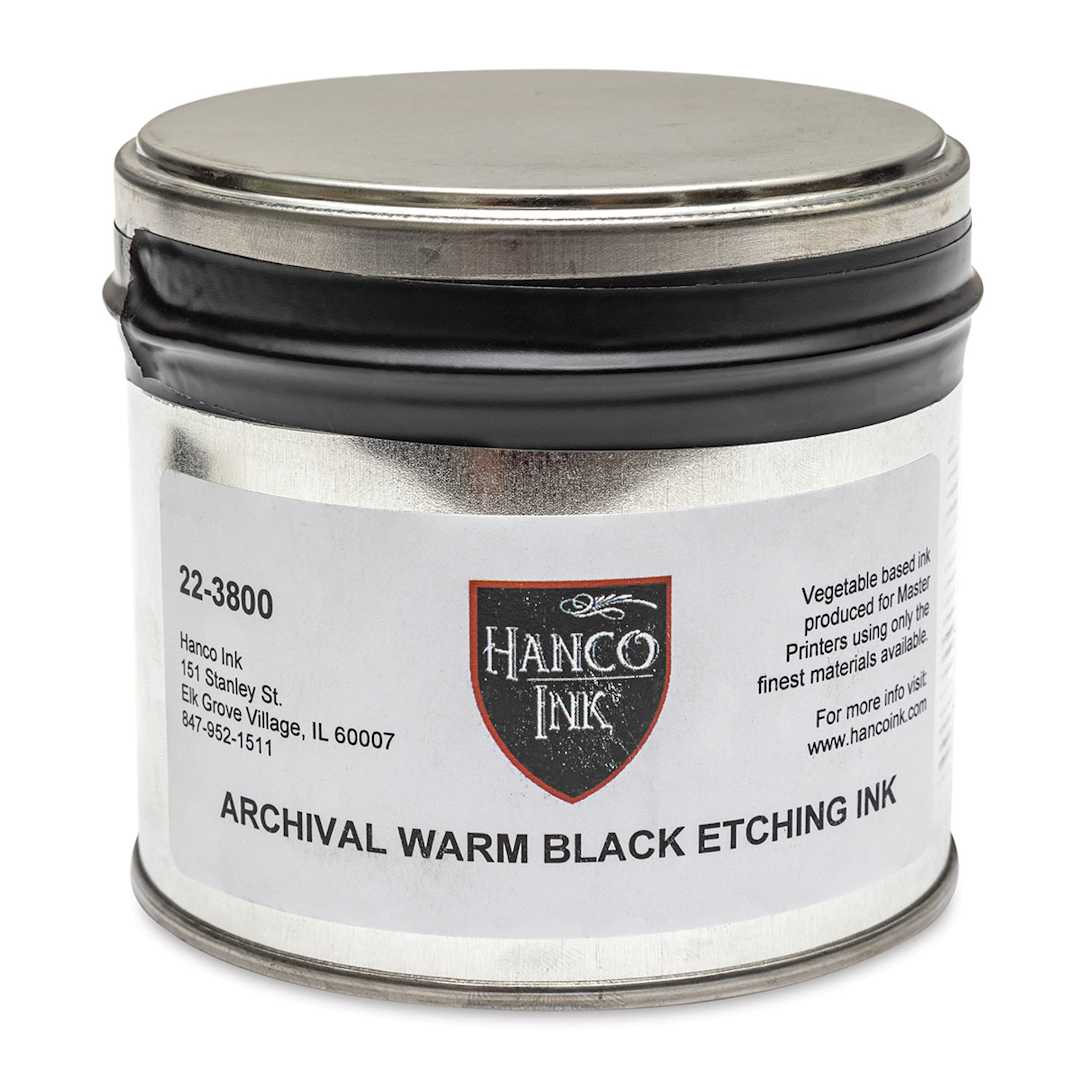 Open in modal - Hanco Oil Based Etching Ink - 1 lb, Warm Black - front