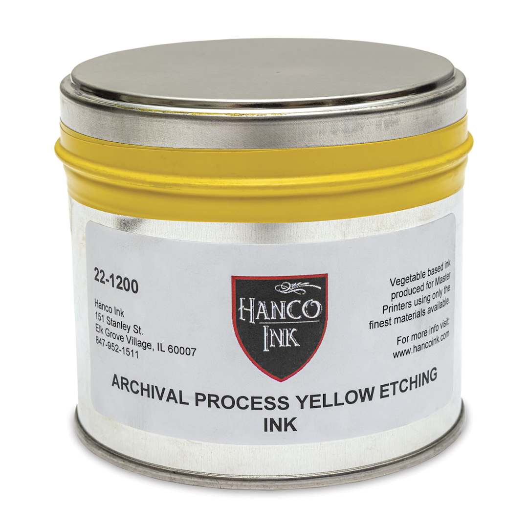 Open in modal - Hanco Oil Based Etching Ink - 1 lb, Process Yellow - front