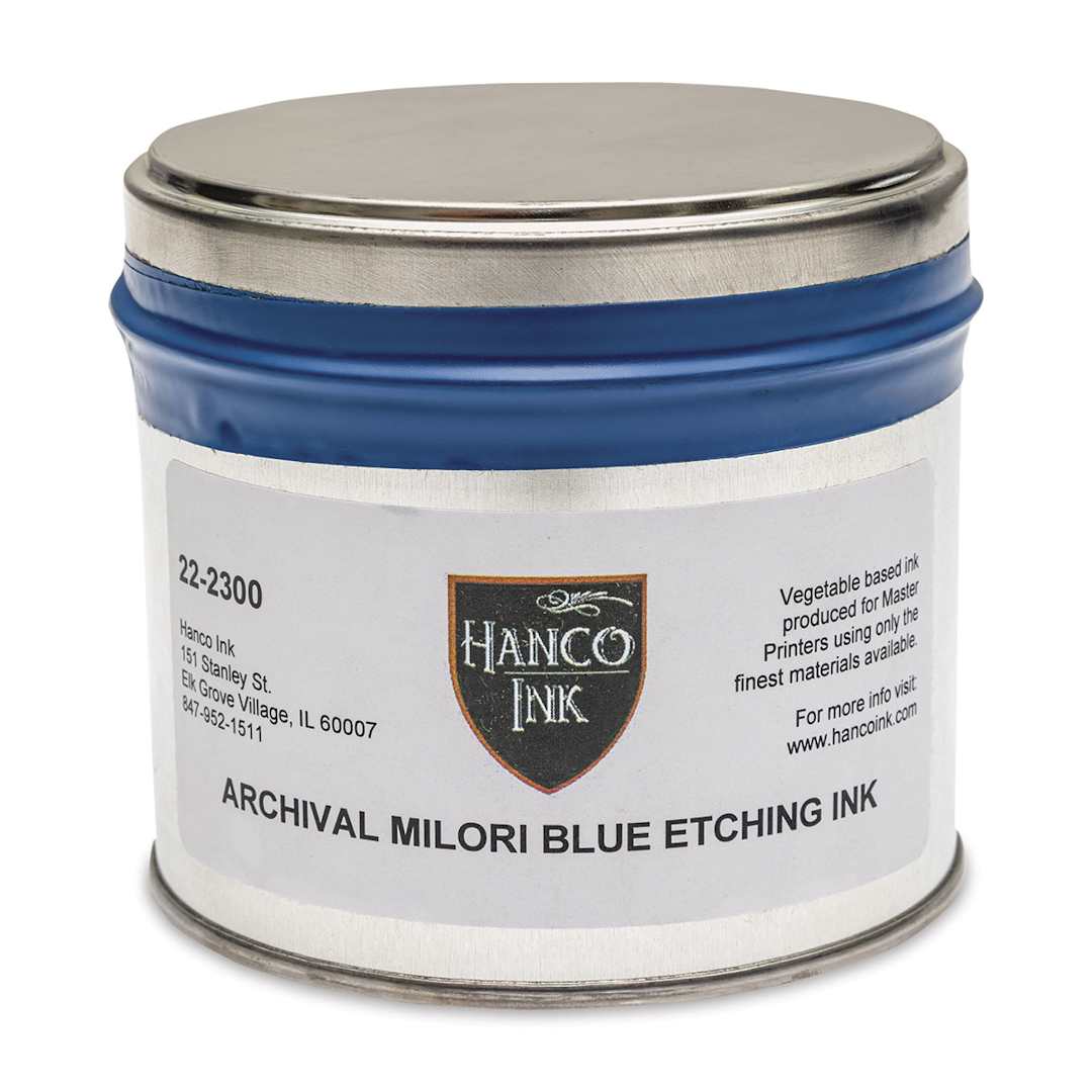 Open in modal - Hanco Oil Based Etching Ink - 1 lb, Milori Blue - front